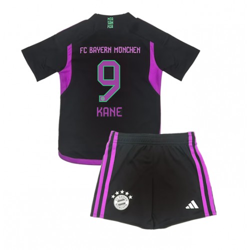 Bayern Munich Harry Kane #9 Replica Away Stadium Kit for Kids 2023-24 Short Sleeve (+ pants)